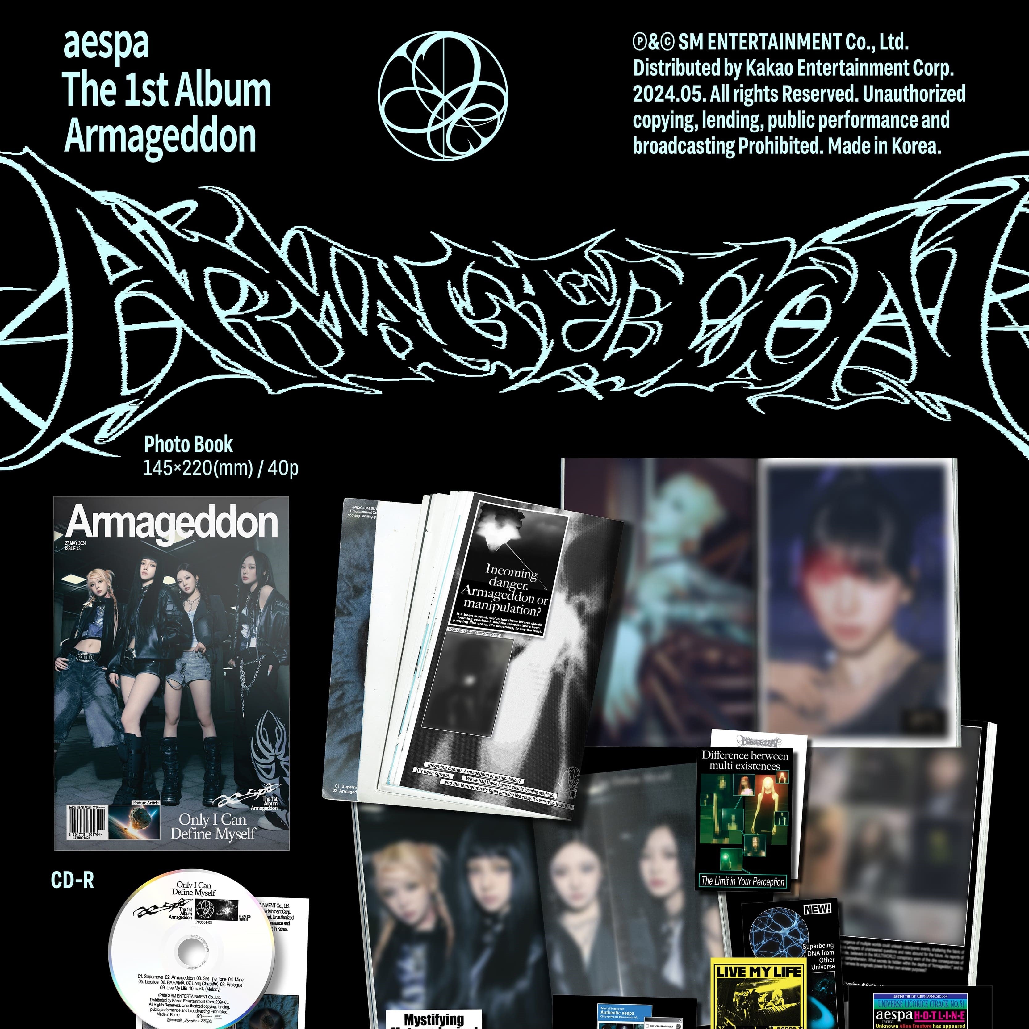 【新品未開封】aespa アルバム Armageddon　LP Ver. aespa (에스파) - Armageddon 1st Full Album (ZINE Version