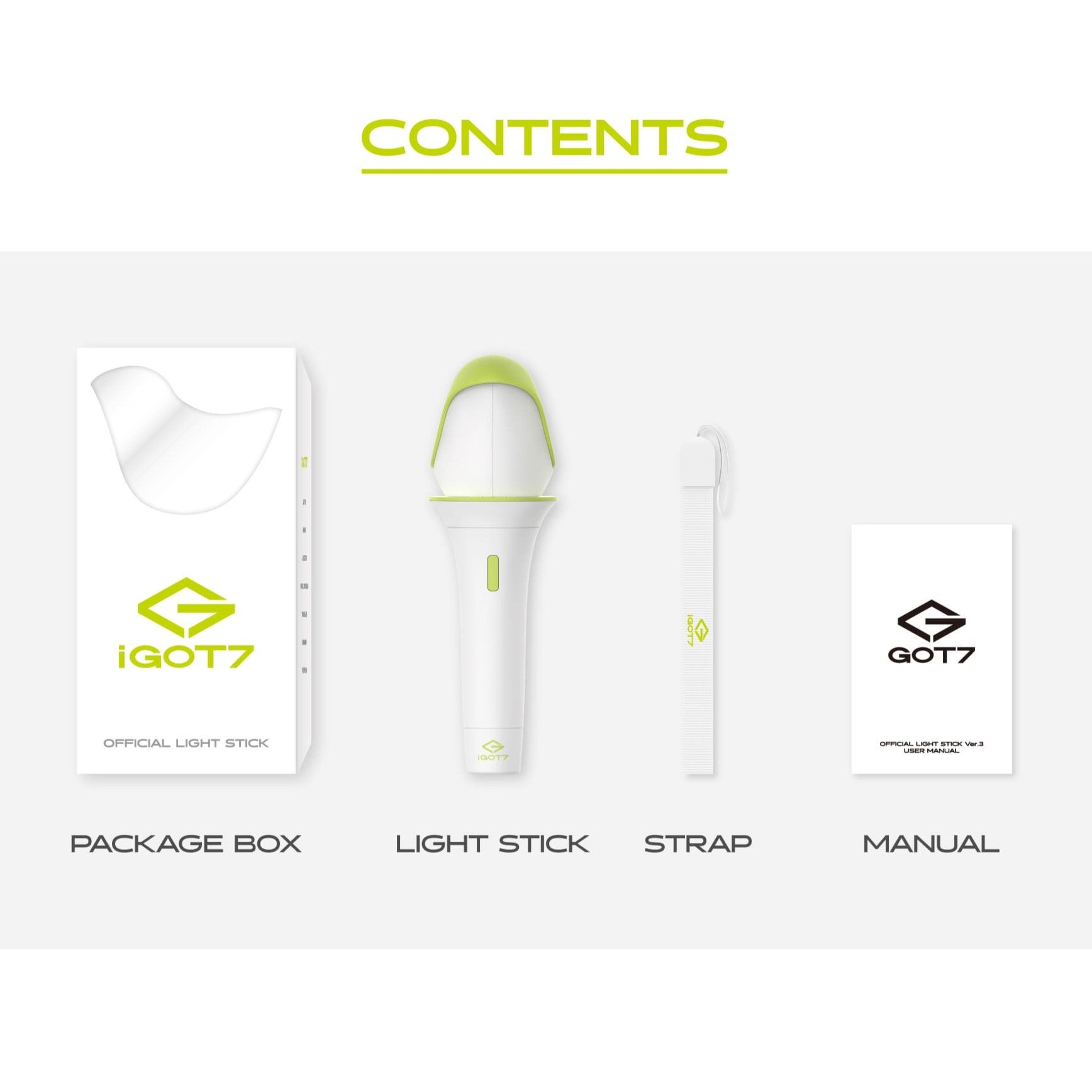 GOT7 (갓세븐) - Official Light Stick Version 3 | KorK STL's K-Pop