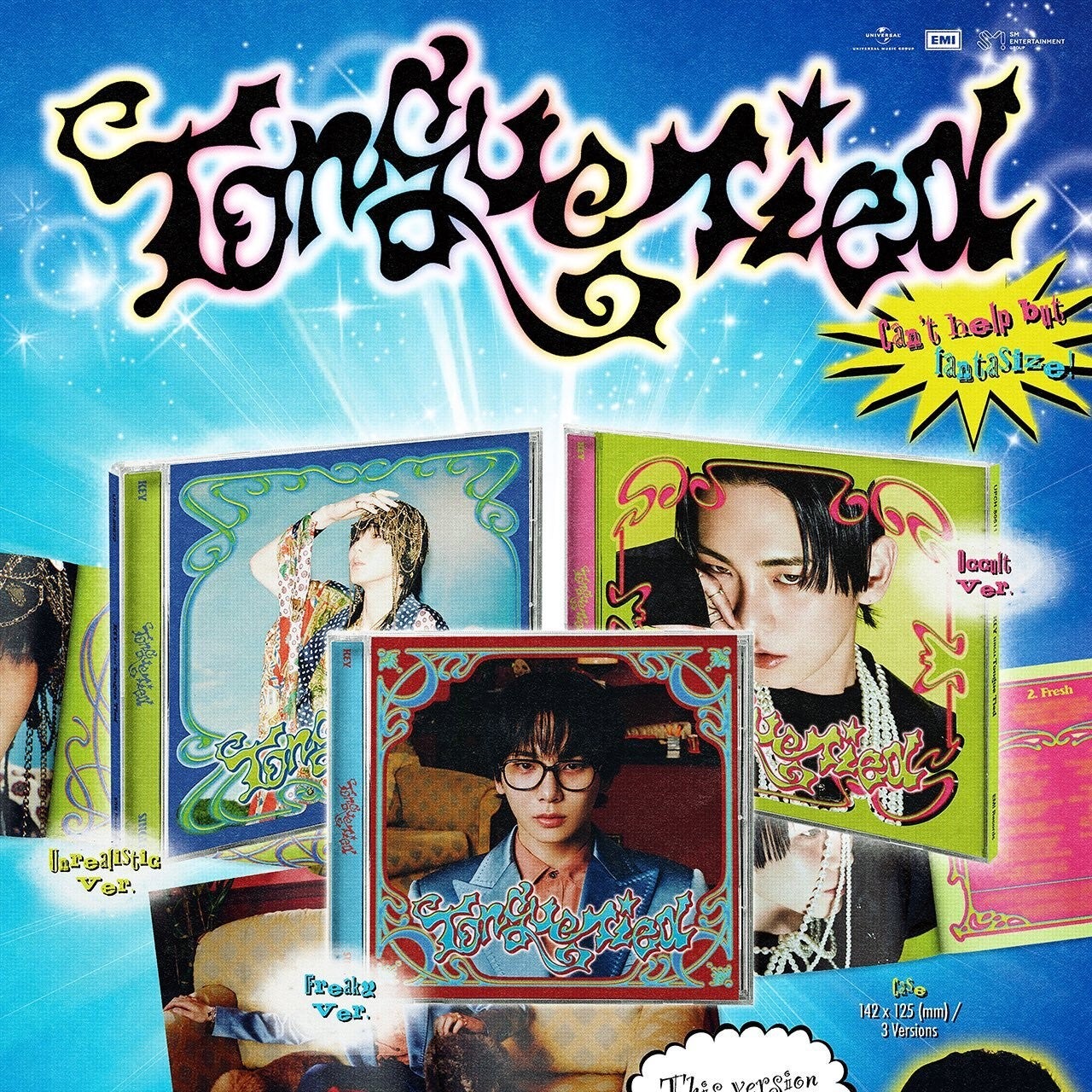 KEY (키) - Tongue Tied 1st Japanese Single Album (JEWEL Version