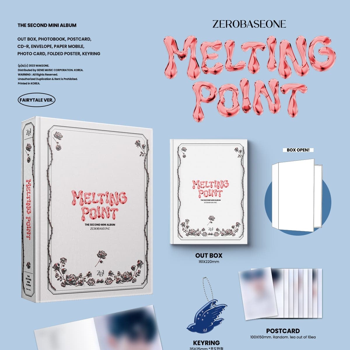 【新品未開封】ZEROBASEONE / MELTING POINT（6枚） ZB1 (ZEROBASEONE) - 2nd Mini Album MELTING POINT