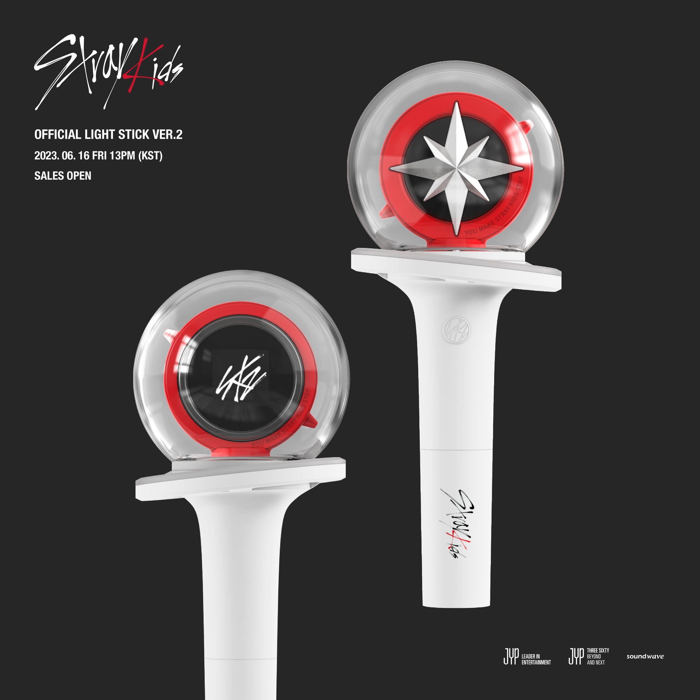 STRAY KIDS (스트레이 키즈) Official Light Stick Version 2