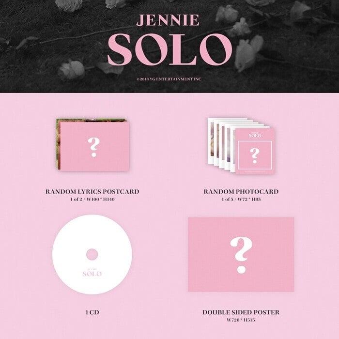 JENNIE (제니) - Solo 1st Mini Album | KorK STL's K-Pop Store